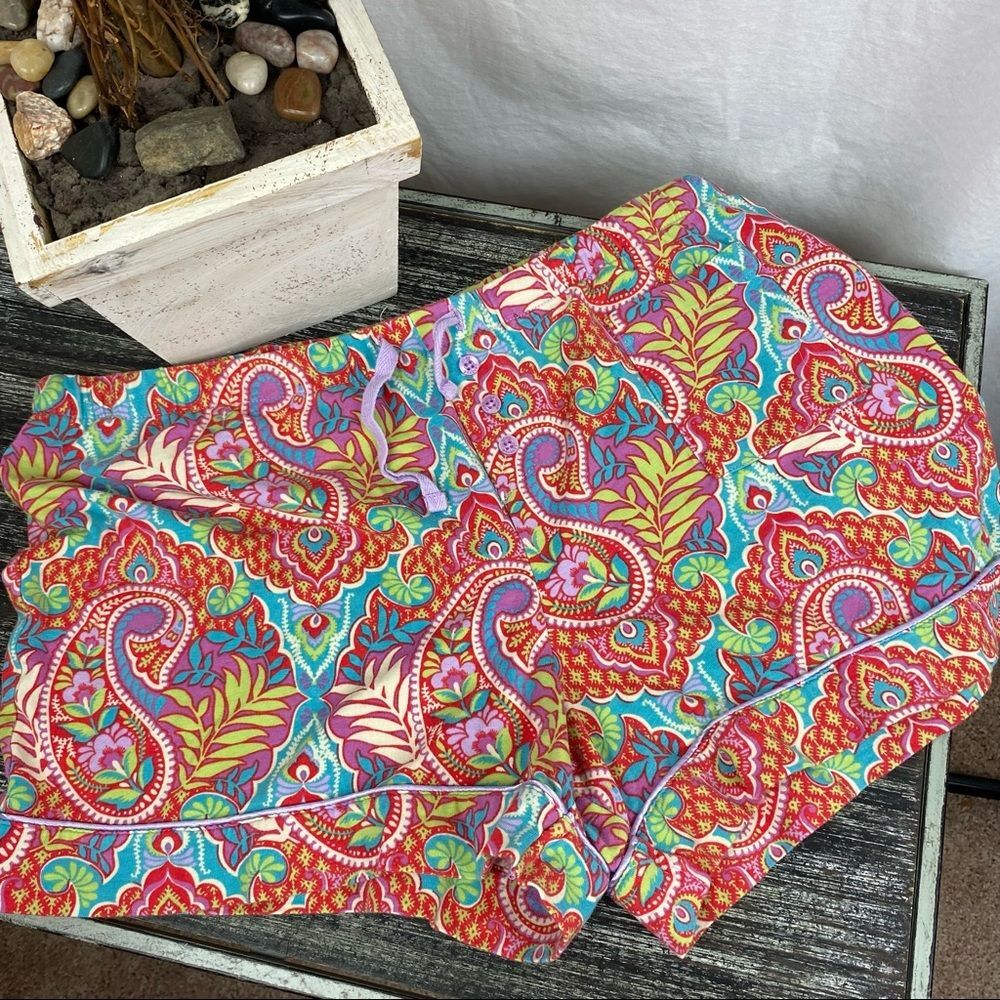 Vera Bradley Set Of Print Drawstring Shorts & Hop… - image 5